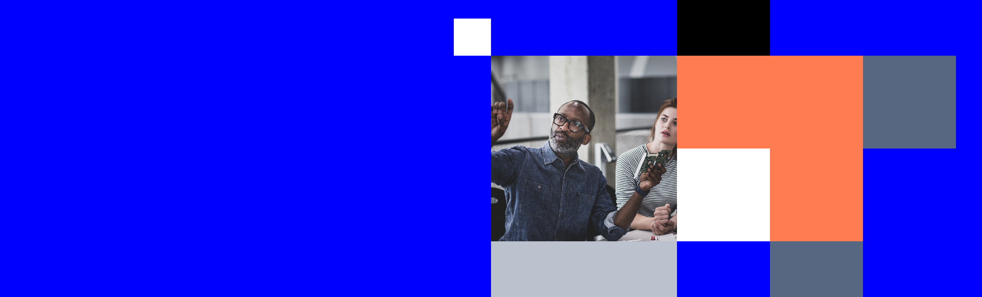 Two people, engaged in conversation or discussion.